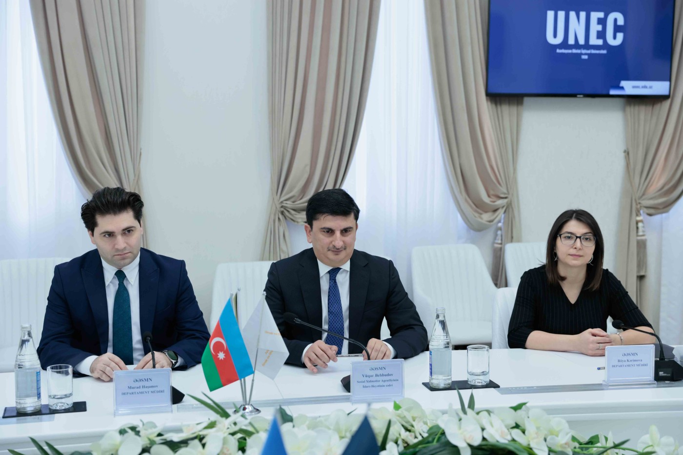 UNEC ilə Sosial Xidmətlər Agentliyi arasında memorandum imzalanıb - FOTOLAR