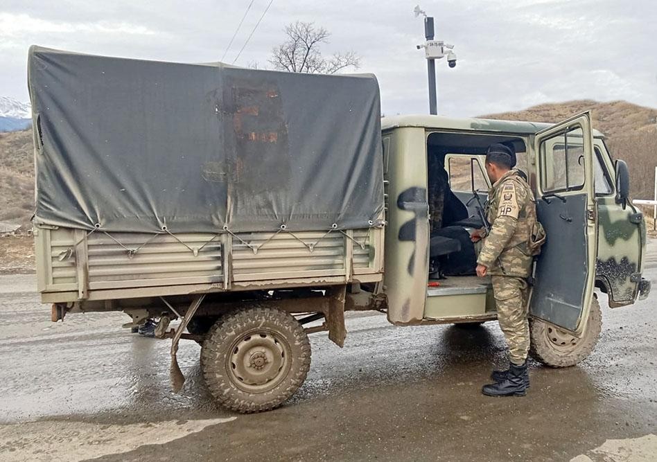 Hərbi polis azad edilmiş ərazilərdə - FOTOLAR