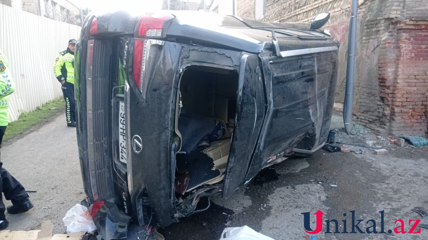 Gəncədə baş vermiş qəzada sahibkar öldü - YENİLƏNİB (FOTO)