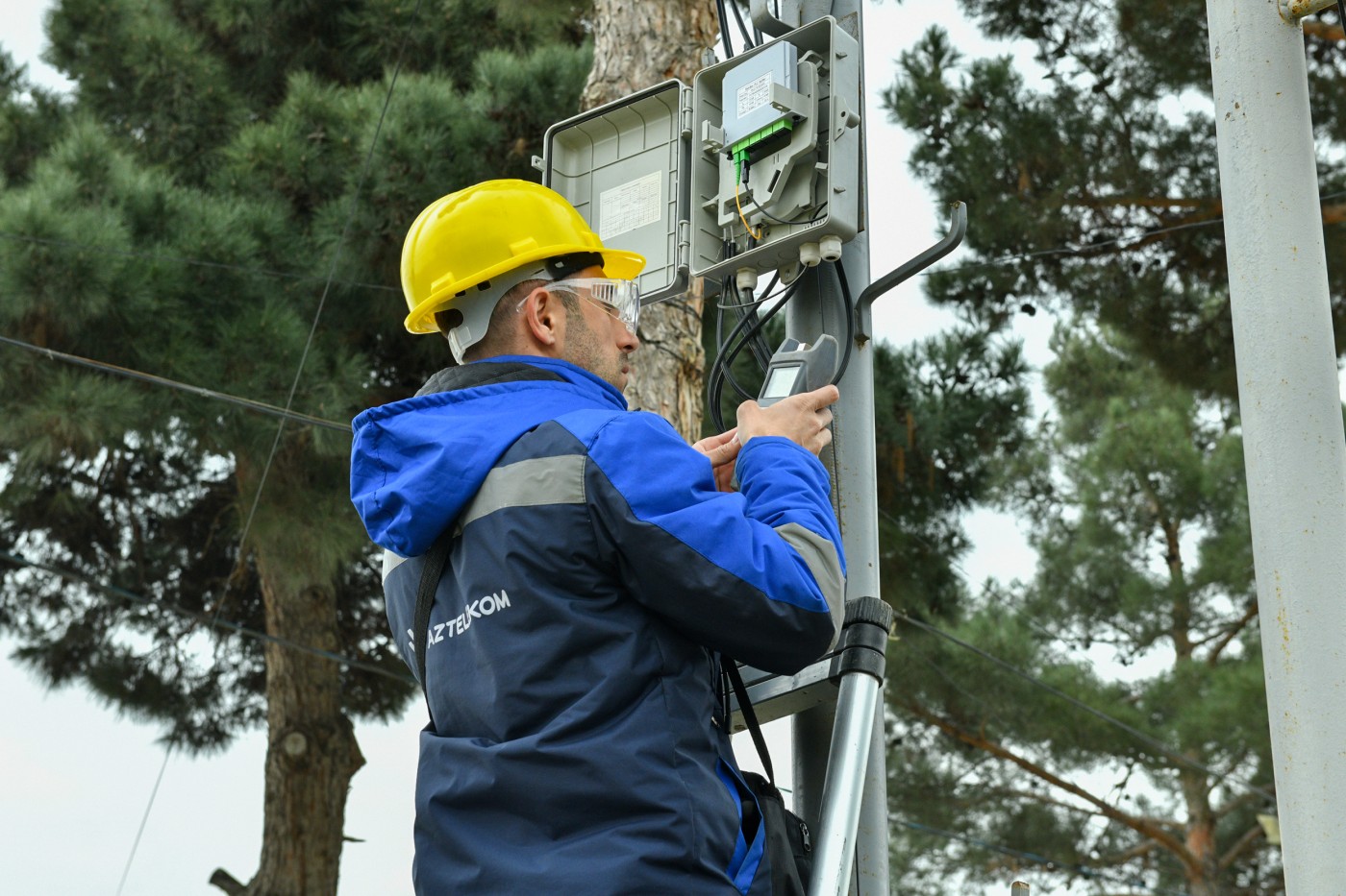 “Aztelekom” Şabran rayonunu yüksəksürətli internetlə təmin edir - FOTOLAR