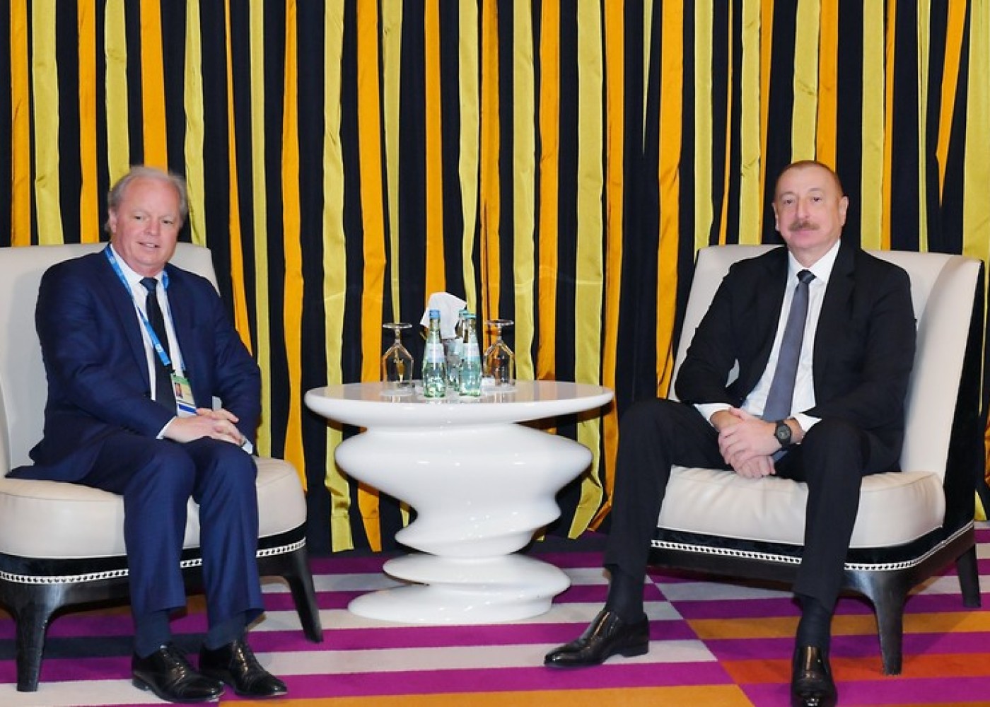 İlham Əliyev ilə Dünya Bankının baş idarəedici direktorunun görüşüOLUB