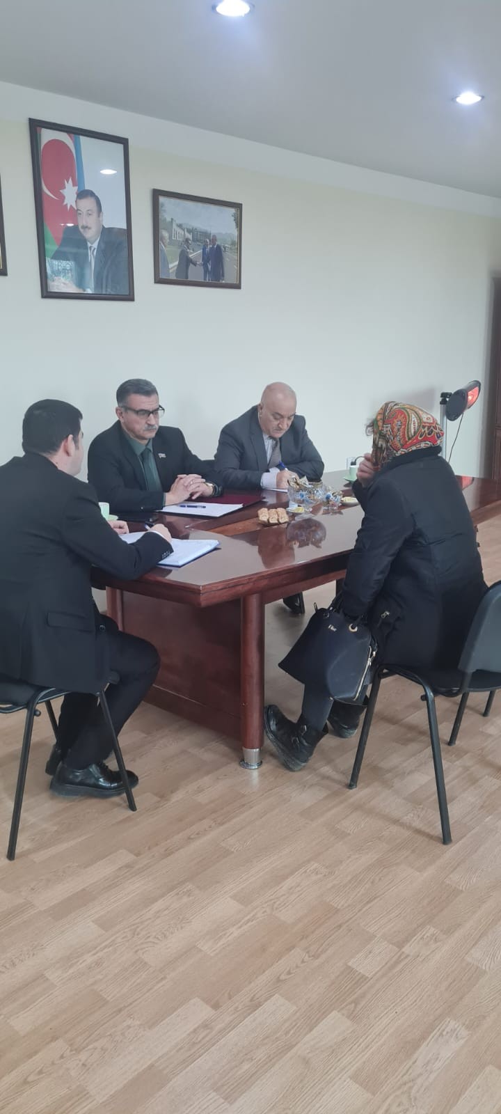 Novruz Aslanov İsmayıllıda sakinlərlə görüşdü - FOTOLAR