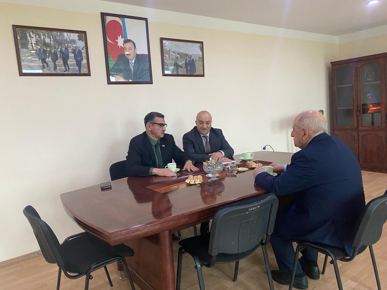 Novruz Aslanov İsmayıllıda sakinlərlə görüşdü - FOTOLAR