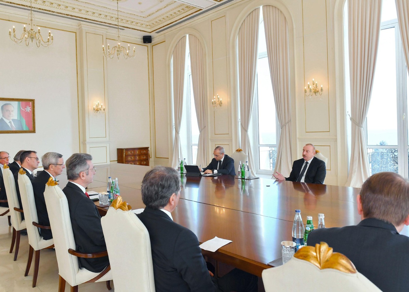 Prezident Alman İqtisadiyyatının Şərq Komitəsinin sədrini qəbul etdi- FOTOLAR