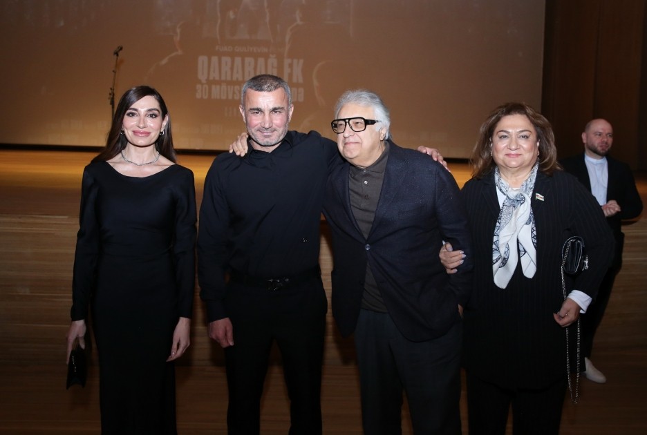 Arzu Əliyeva "Qarabağ"la bağlı filmin təqdimatına qatıldı - FOTOLAR