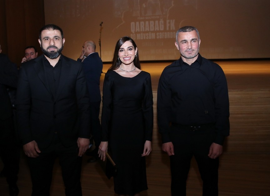 Arzu Əliyeva "Qarabağ"la bağlı filmin təqdimatına qatıldı - FOTOLAR