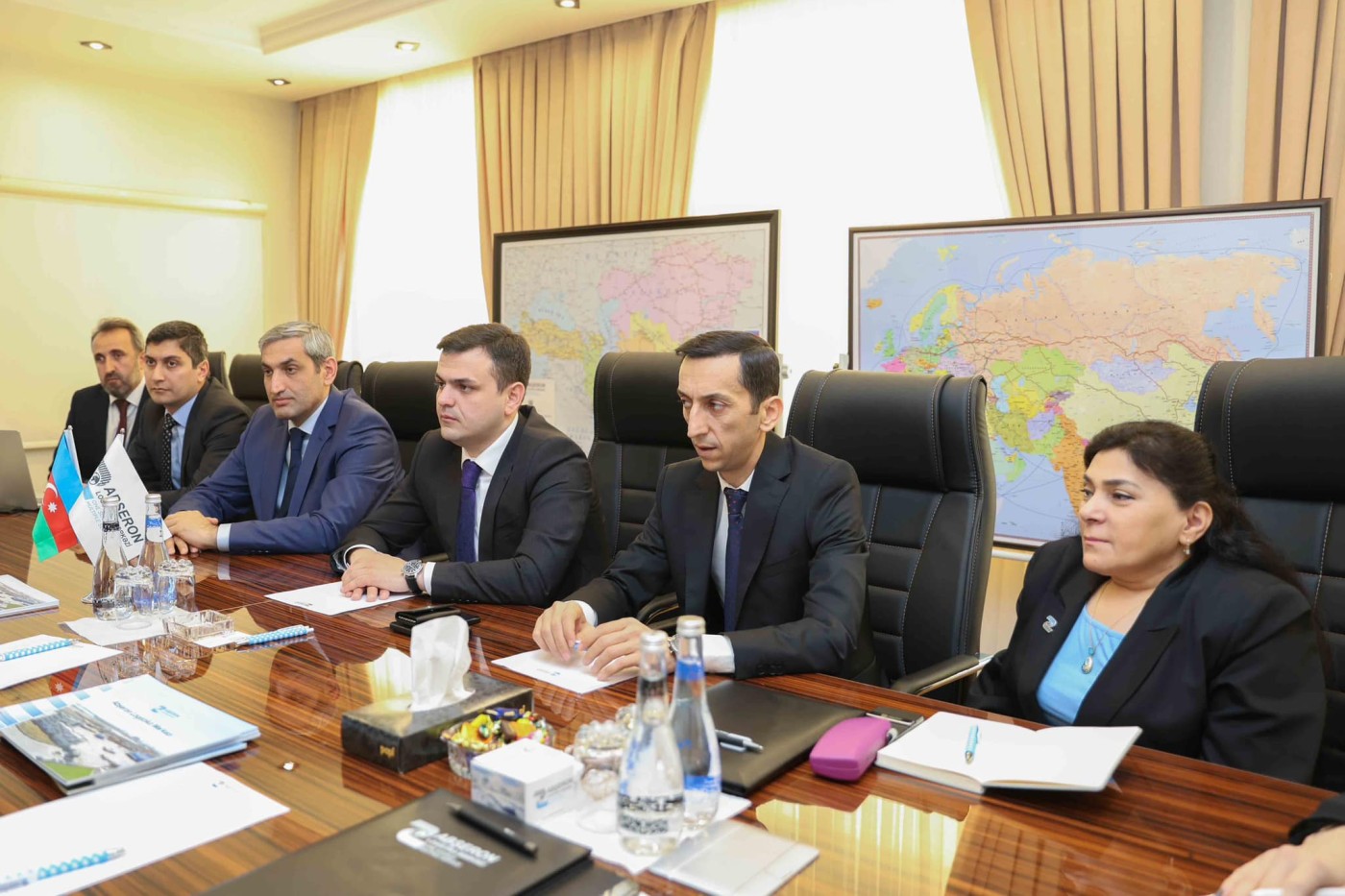 UNEC ilə Abşeron Logistika Mərkəzi arasında memorandum imzalandı - FOTOLAR