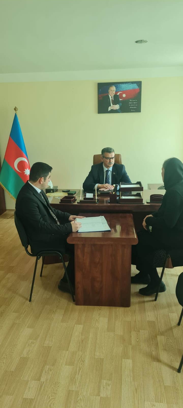 Deputat Novruz Aslanov seçiciləri ilə görüşüb - FOTOLAR