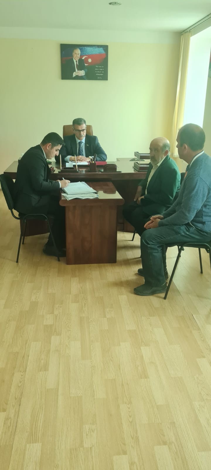 Deputat Novruz Aslanov seçiciləri ilə görüşüb - FOTOLAR