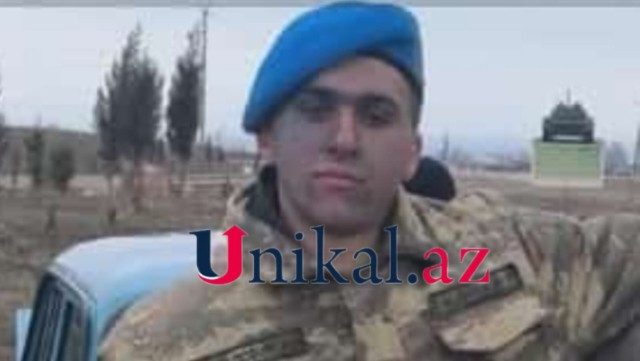 Həlak olan hərbçimizin FOTOSU
