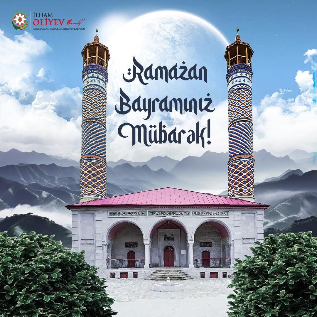 İlham Əliyev Ramazan bayramı münasibətilə paylaşım etdi - FOTO