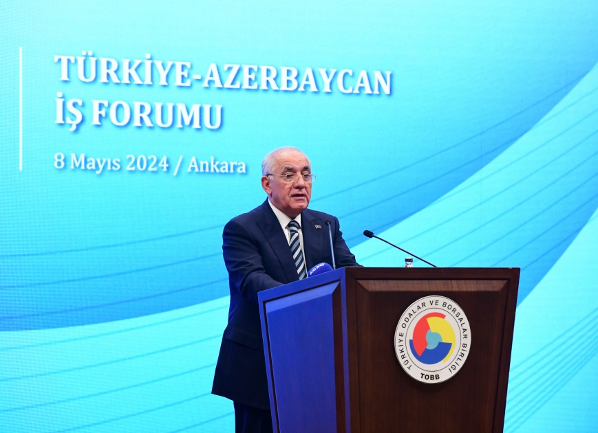 Ankarada Azərbaycan-Türkiyə biznes forumu keçirildi - FOTOLAR