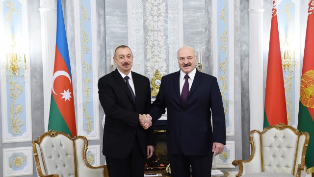 İlham Əliyev və Lukaşenko FüzuliyəGETDİLƏR