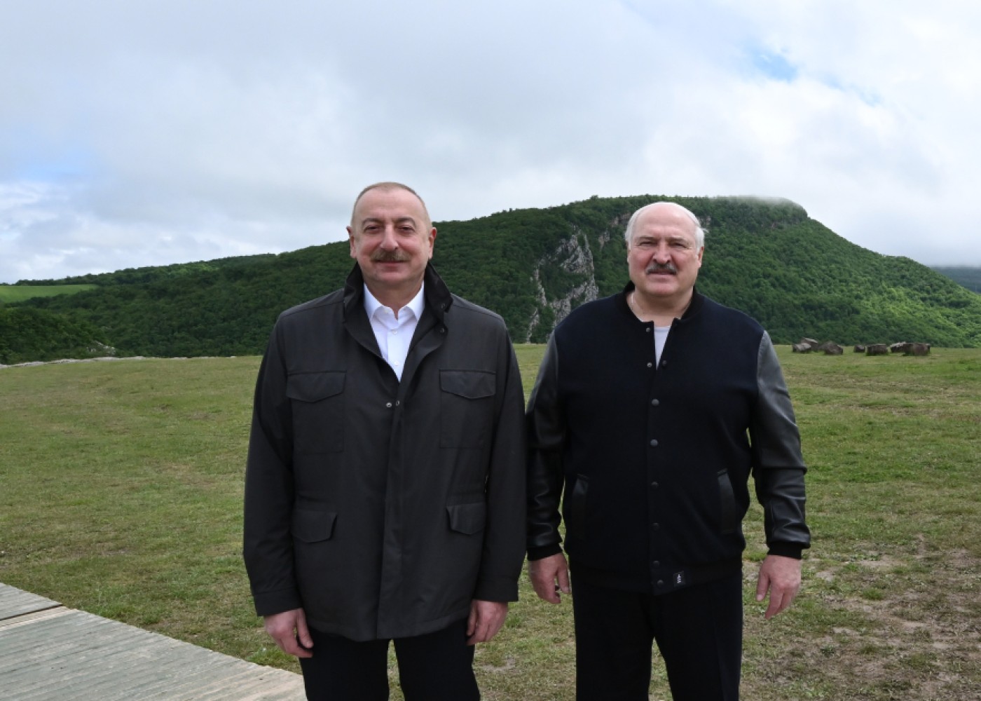 İlham Əliyev və Lukaşenko Cıdır düzündə- FOTO