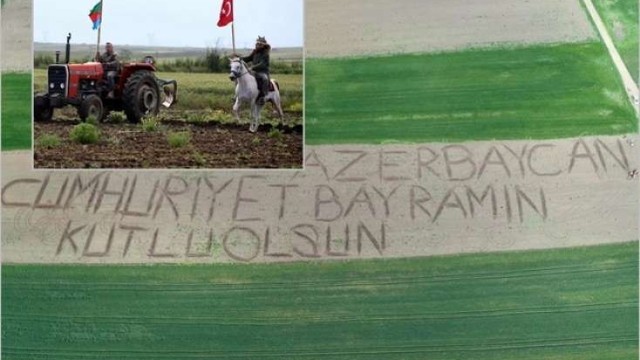Türk fermerdən Azərbaycana qeyri-adi təbrik - VİDEO