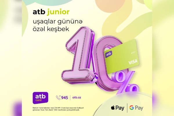 "Azər Türk Bank"dan10% cashback kampaniyası 