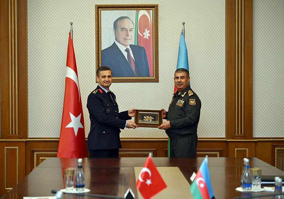 Zakir Həsənov türkiyəli general-polkovniklə görüşdü - FOTOLAR