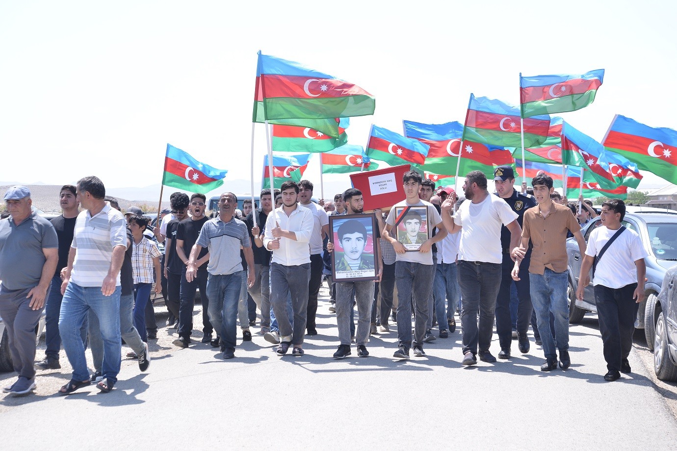 Qalıqları 31 il sonra tapılan şəhid Qaradağda dəfn edilib - FOTOLAR (YENİLƏNİB)