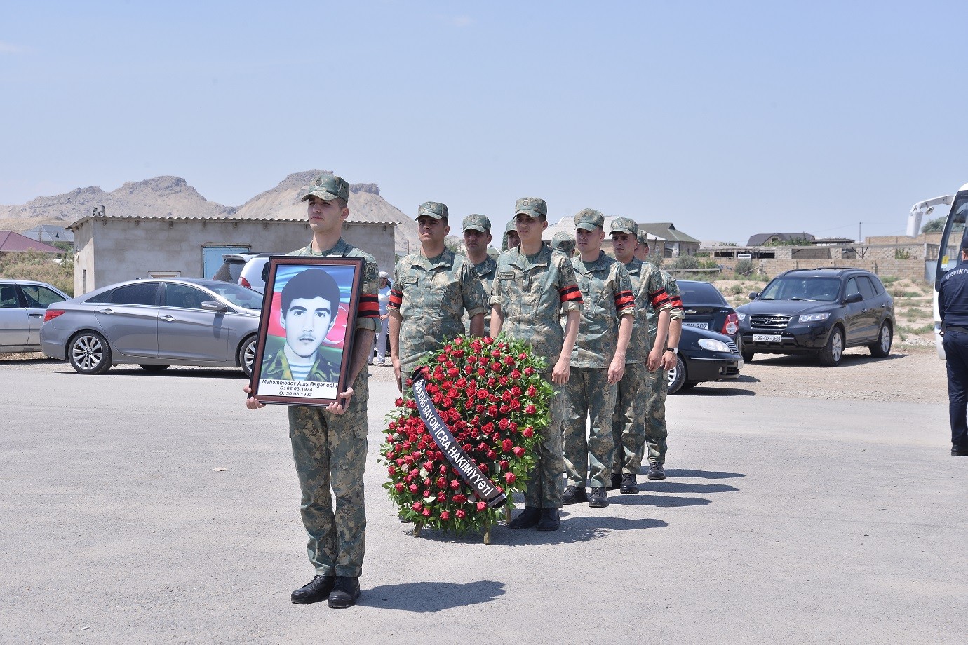 Qalıqları 31 il sonra tapılan şəhid Qaradağda dəfn edilib - FOTOLAR (YENİLƏNİB)