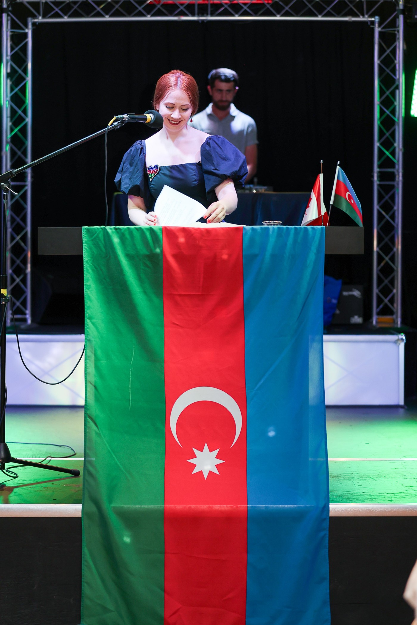 Hamilton şəhərində Azərbaycanın Dövlət bayrağı qaldırıldı - FOTOLAR