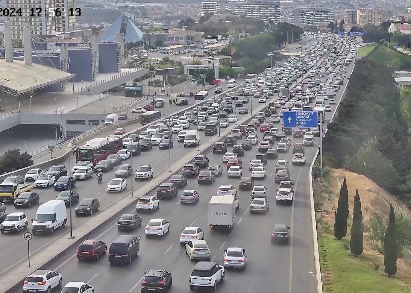 Bakının bu yollarında sıxlıq var - FOTOLAR