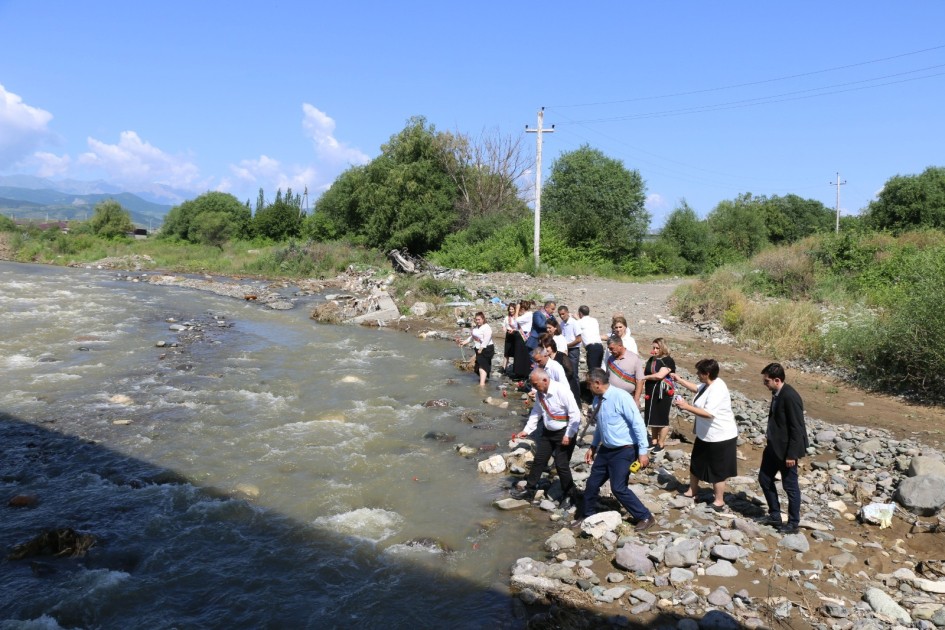 Xocalıda yarımçıq qalan “Son zəng” çalındı - FOTOLAR