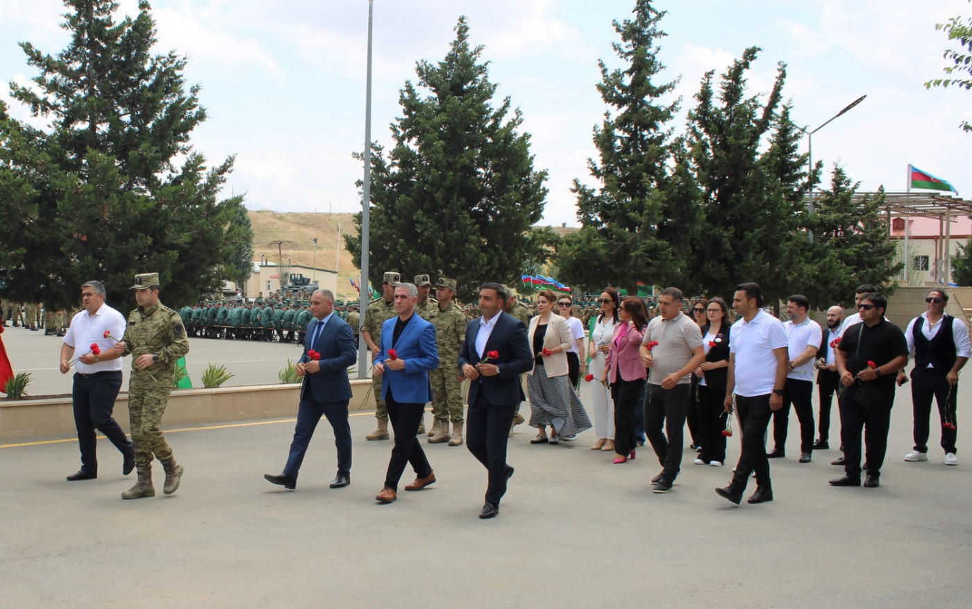 YAP Nizami rayon təşkilatı Cəbrayılda “N” saylı hərbi hissədə konsert proqramı keçirdi - FOTOLAR