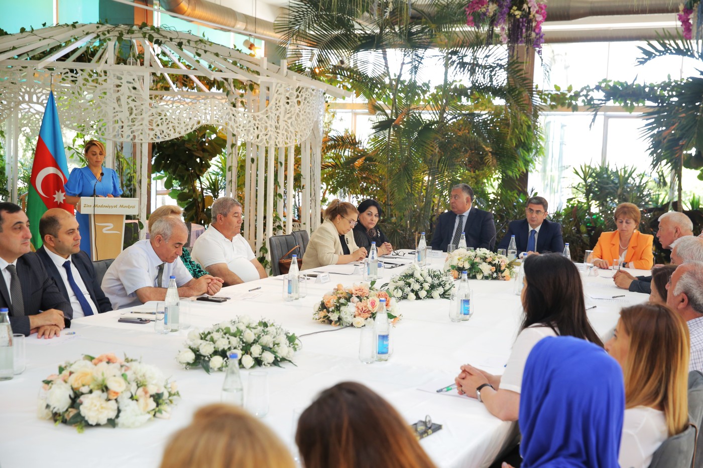 Xəzər rayonunda “Ekoloji tarazlığın qorunması və bərpası” mövzusunda konfrans keçirildi - FOTOLAR