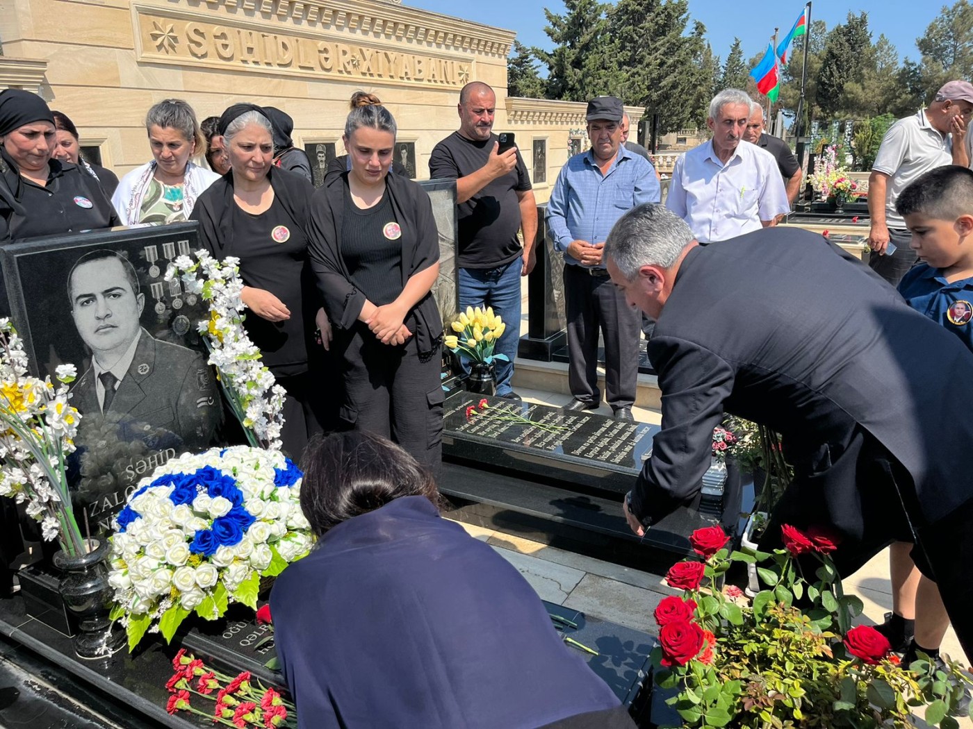 Abşeron rayonunda şəhid ailələri və vətəndaşlarla görüşlər keçirilib - FOTOLAR