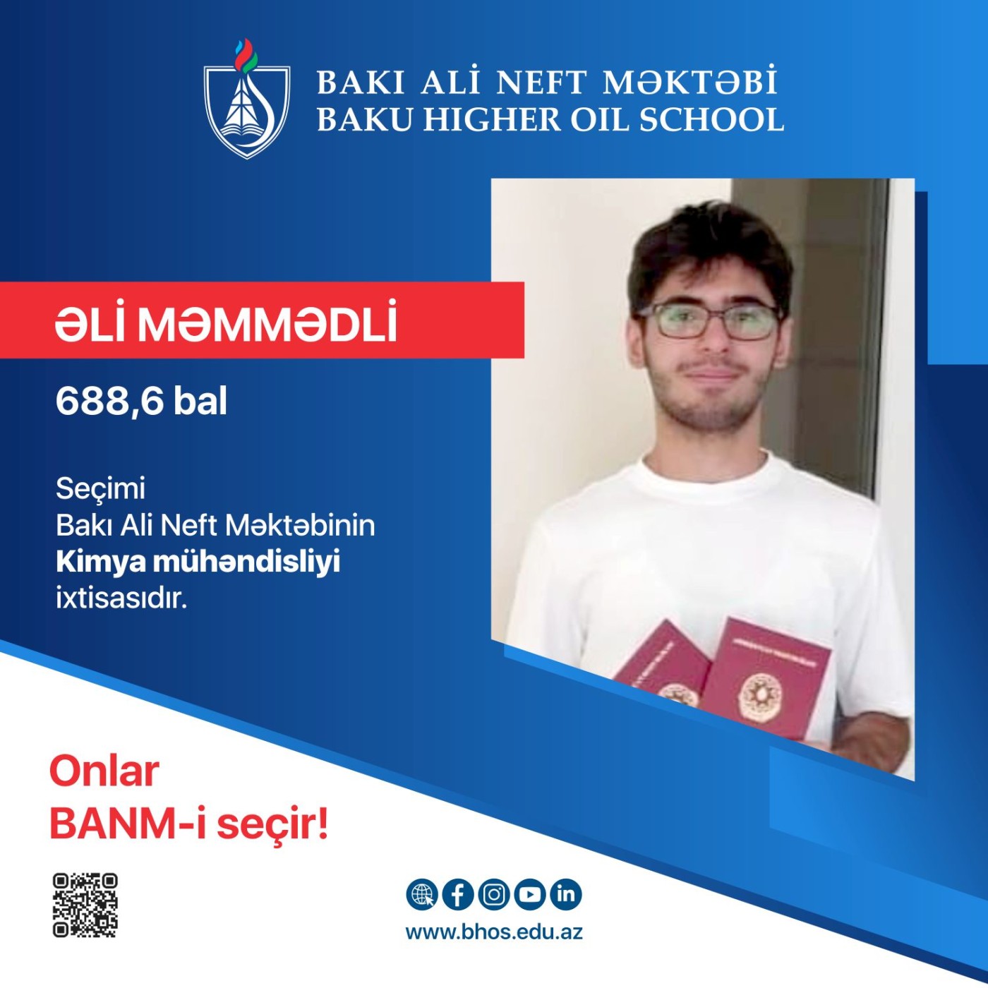 Ən yüksək bal toplayanlar Bakı Ali Neft Məktəbini seçir - FOTOLAR