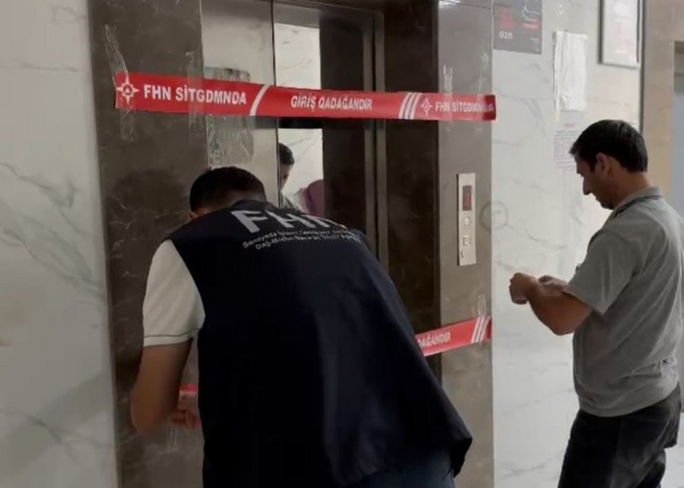 “İslam” MTK-ya aid binanın liftinin istismarı dayandırıldı - VİDEO