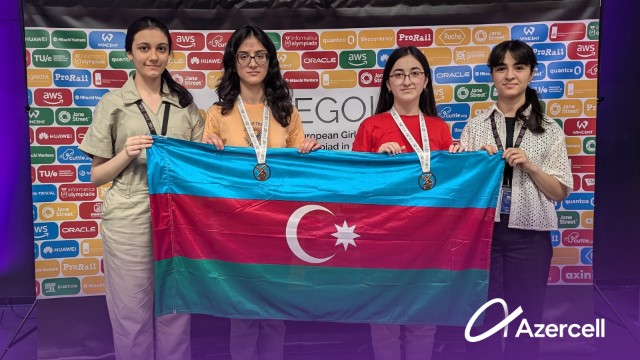 Azərbaycan məktəbliləri Avropa Qızlar İnformatika Olimpiadasındamedal qazandılar!