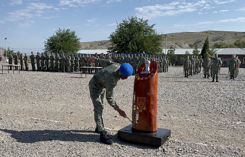 Komandoların buraxılış mərasimi keçirildi - FOTOLAR