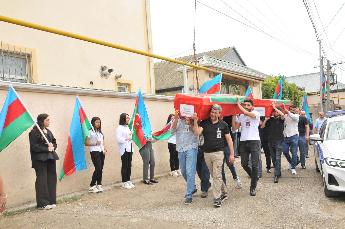 Birinci Qarabağ müharibəsinin dörd şəhidi Abşeronda dəfn edildi - FOTOLAR (YENİLƏNİB)