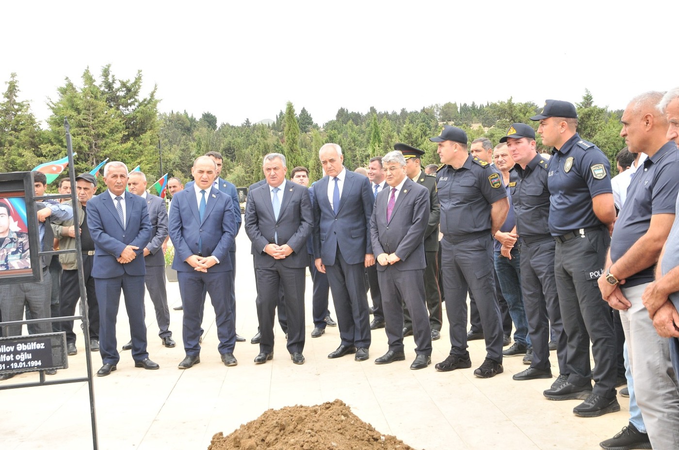 Birinci Qarabağ müharibəsinin dörd şəhidi Abşeronda dəfn edildi - FOTOLAR (YENİLƏNİB)