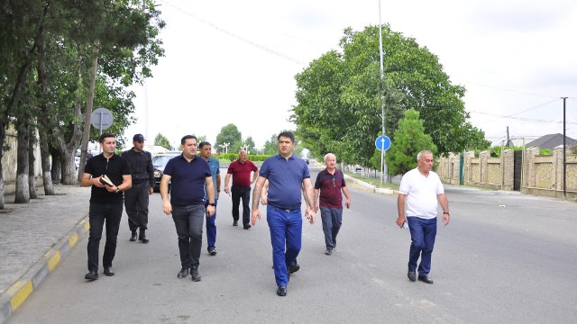 Seymur Orucov Ağstafada görüləcək işlərlə bağlı tapşırıqlar verdi - FOTOLAR