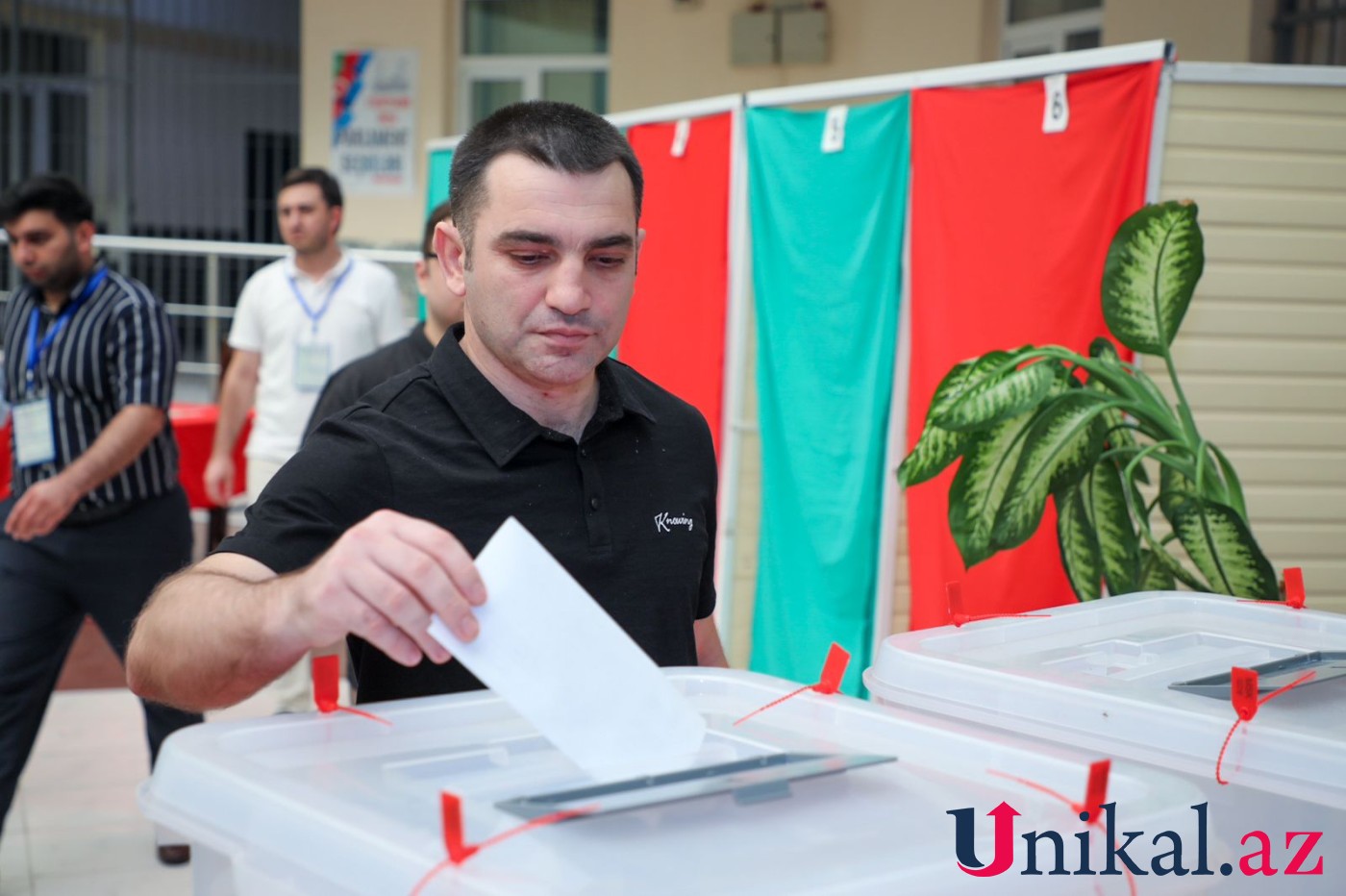 Bakı İstintaq Təcridxanasında səsvermə keçirilir - FOTOLAR