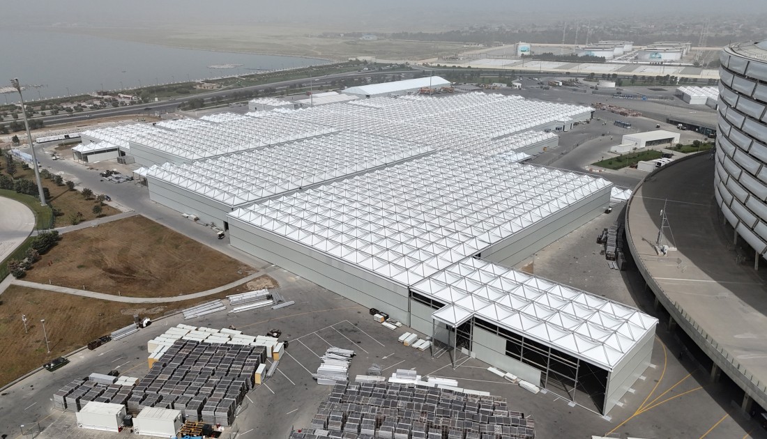 Bakı Olimpiya Stadionunda COP29-a belə hazırlıq görülür - FOTOLAR