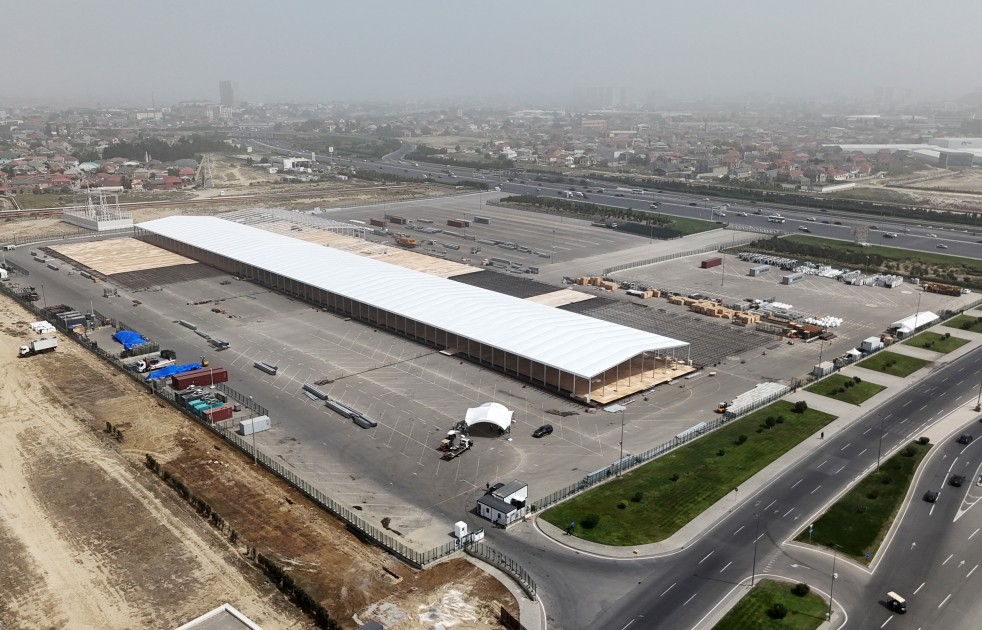 Bakı Olimpiya Stadionunda COP29-a belə hazırlıq görülür - FOTOLAR