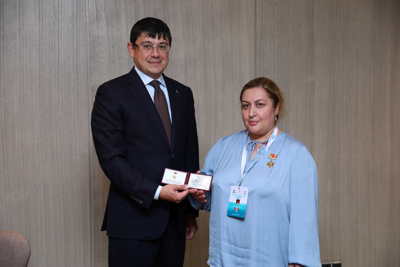 Azərbaycanlı alimlərə medallar təqdim olundu - FOTOLAR