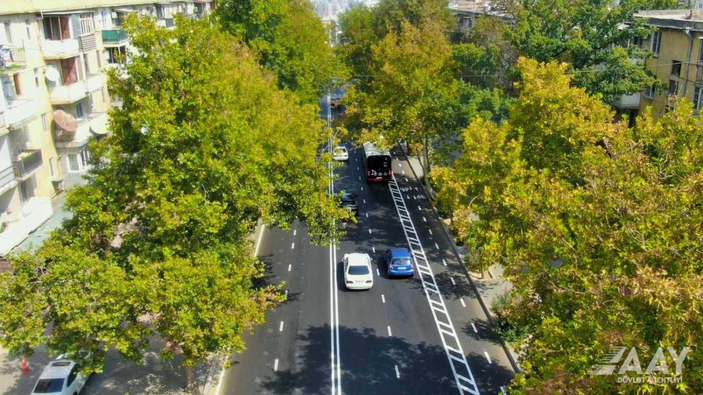 Yay tətili zamanı Bakıda neçə küçə və prospekt təmir olunub? - FOTOLAR