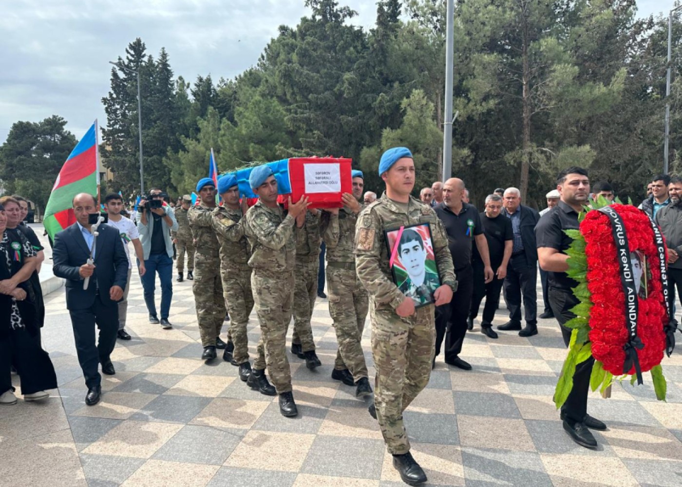 Birinci Qarabağ Müharibəsi şəhidi Sumqayıtda dəfn edildi - FOTO