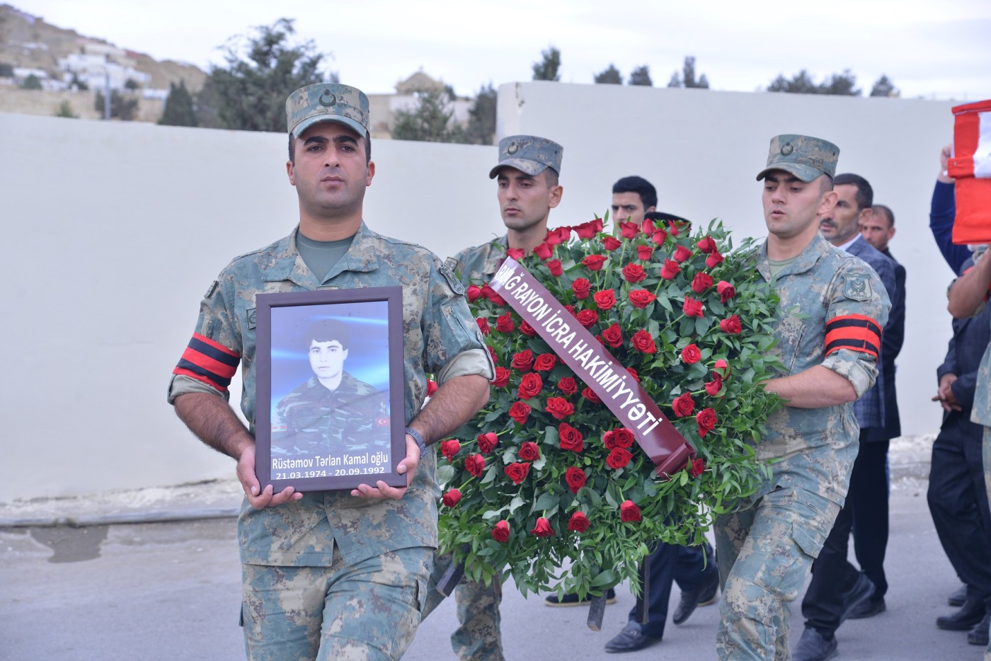 Birinci Qarabağ müharibəsinin şəhidi Lökbatanda dəfn olundu - FOTOLAR (YENİLƏNİB)