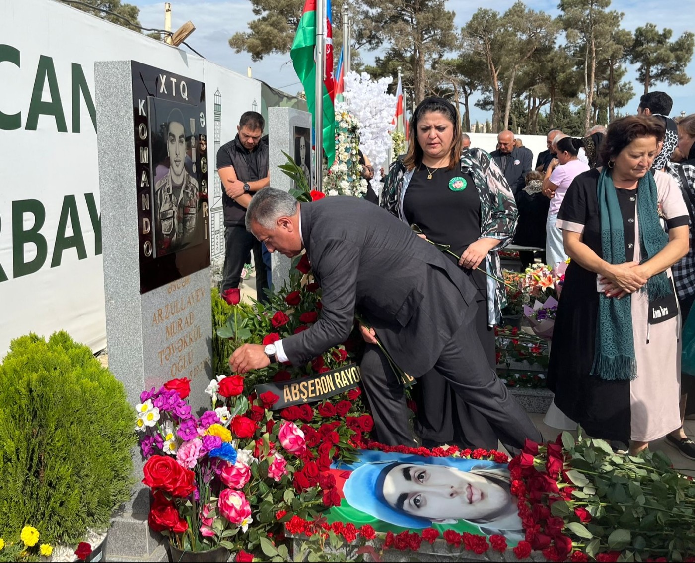 Abşeronda şəhidlərimiz anım günlərində yad edilib - FOTOLAR