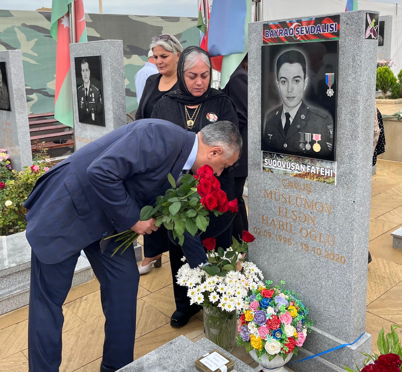 Abşeronda şəhidlərimiz anım günlərində yad edilib - FOTOLAR