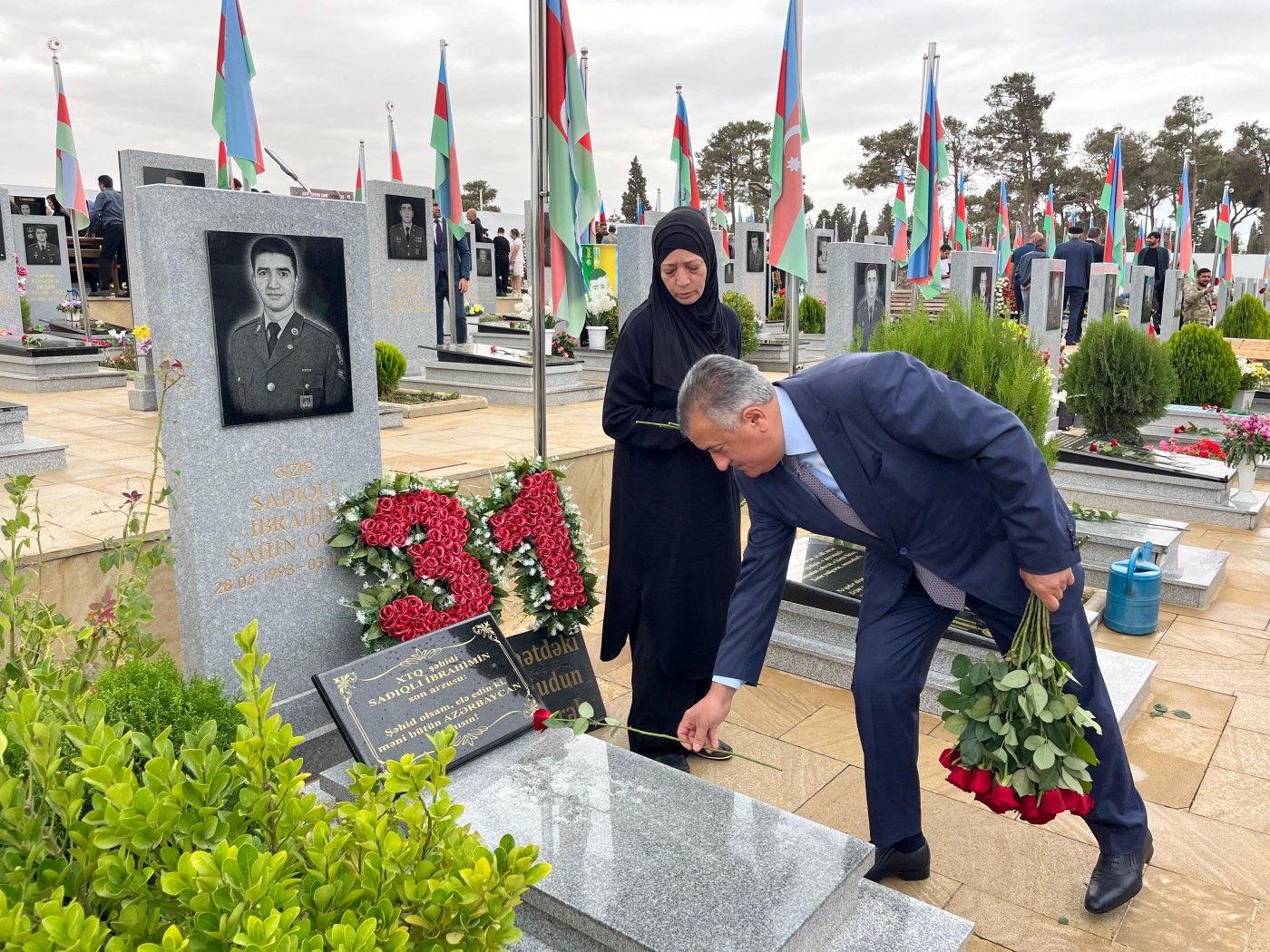 Abşeronda şəhidlərimiz anım günlərində yad edilib - FOTOLAR