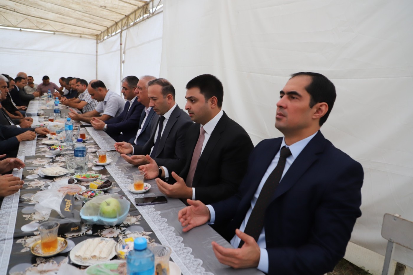 Neftçalada şəhid olan hərbi qulluqçuların anım mərasimləri keçirilir - FOTOLAR