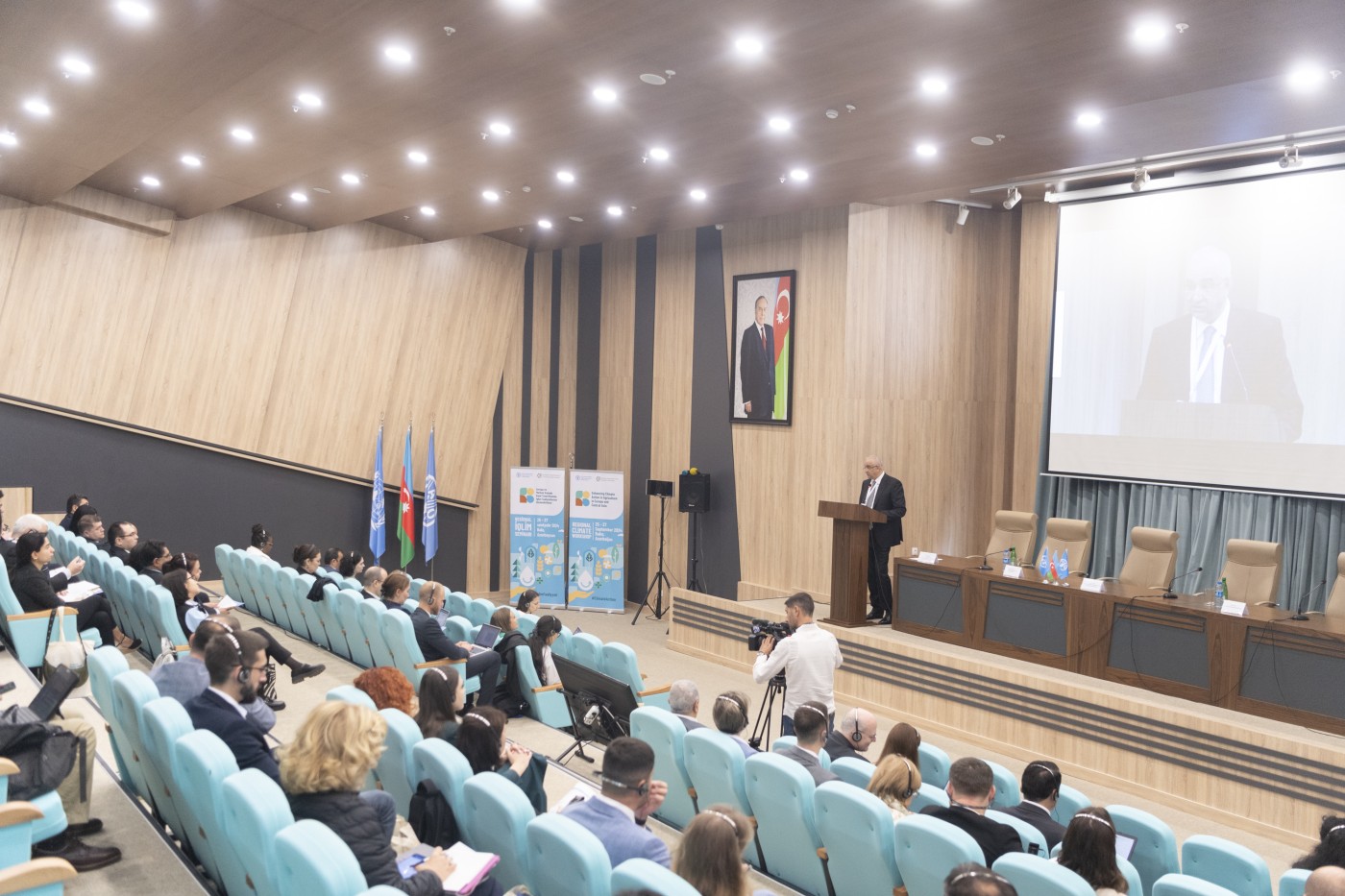 Kənd təsərrüfatı naziri seminarda çıxış etdi - FOTOLAR