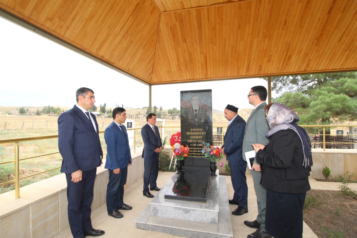 Qazaxda 27 Sentyabr - Anım Günü ərəfəsində şəhidlərin məzarları ziyarət edildi - FOTOLAR