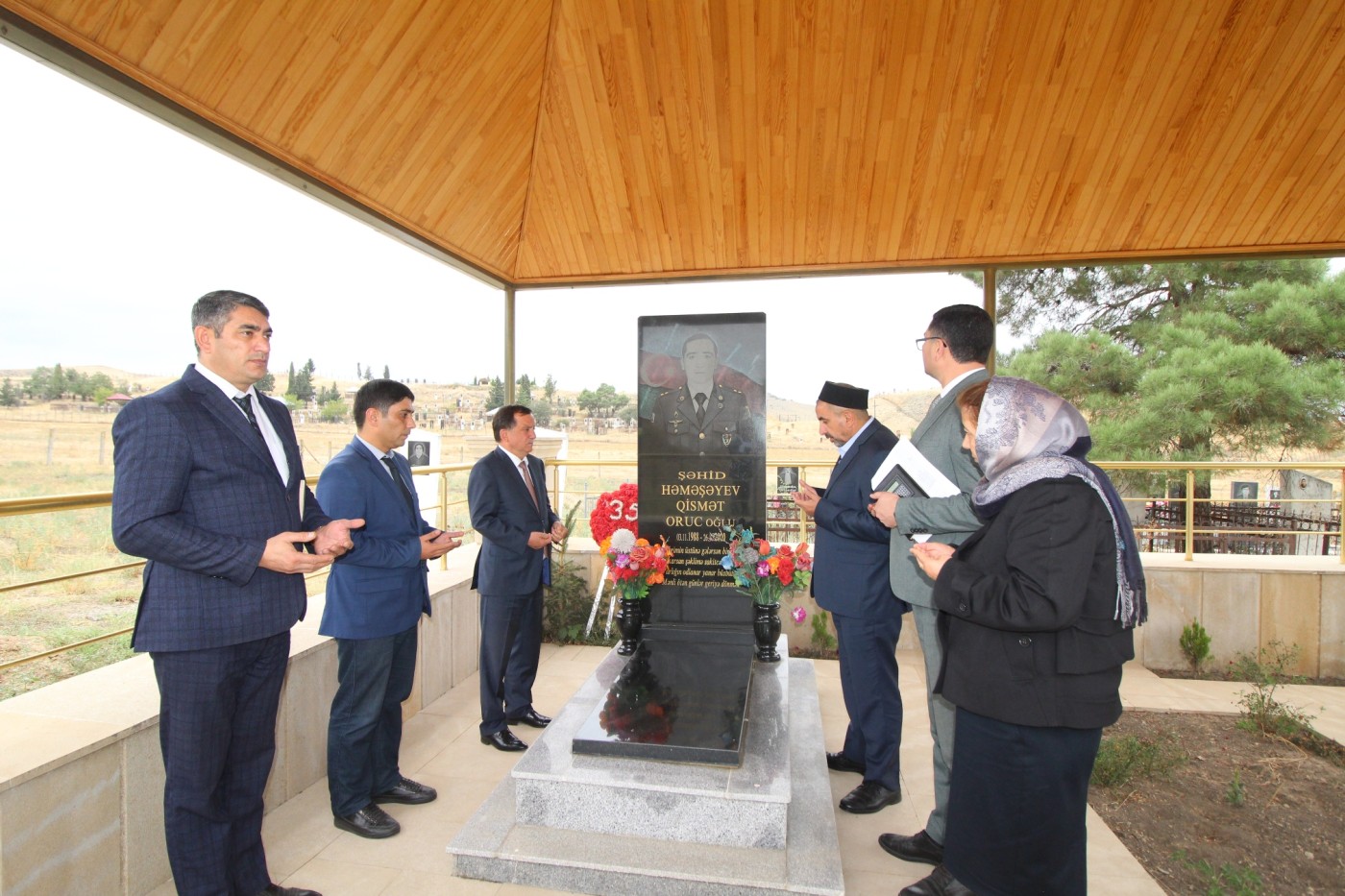 Qazaxda 27 Sentyabr - Anım Günü ərəfəsində şəhidlərin məzarları ziyarət edildi - FOTOLAR